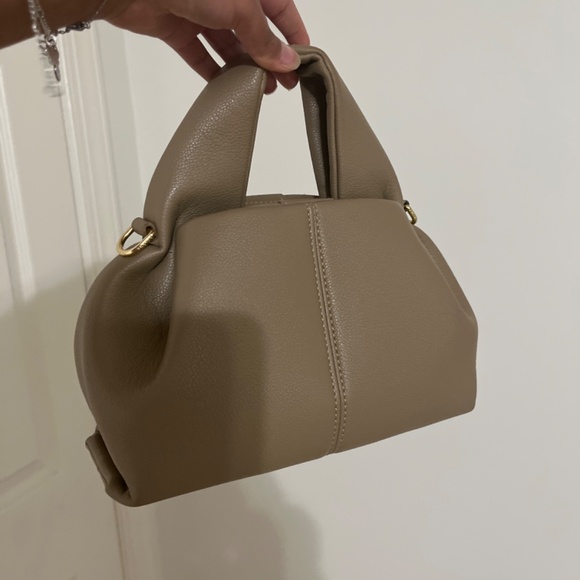 Polène Numero Neuf Mini Tote Bag in Taupe